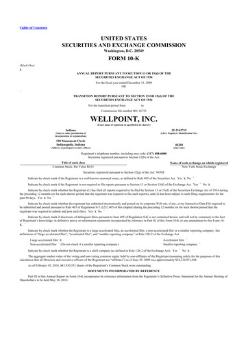 Thumbnail Elevance Health 10-K Annual Report 