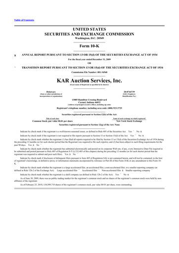 Thumbnail OPENLANE Corporate 10-K Annual Report 