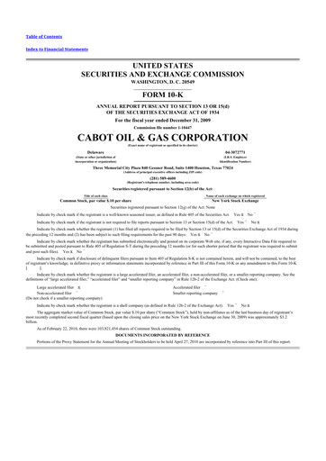 Thumbnail Coterra Energy 10-K Annual Report 