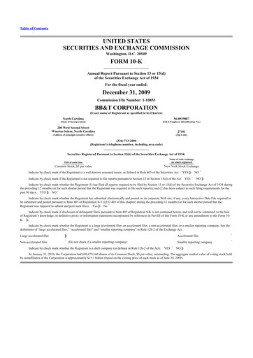 Miniature Truist Financial Corporation 10-K Rapport annuel 