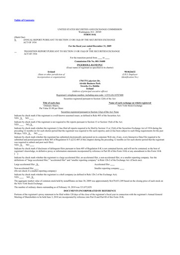 Thumbnail Trane Technologies
 10-K Annual Report 