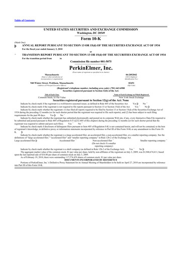 Thumbnail Revvity 10-K Annual Report 