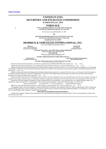 Thumbnail Heidrick & Struggles

 10-K Annual Report 