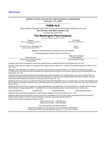 Thumbnail Graham Holdings 10-K Annual Report 