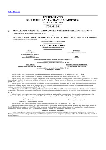 Thumbnail Oxford Square Capital
 10-K Annual Report 