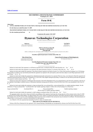 Thumbnail Dynavax Technologies
 10-K Annual Report 