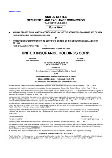 Thumbnail American Coastal Insurance Corporation 10-K Annual Report 