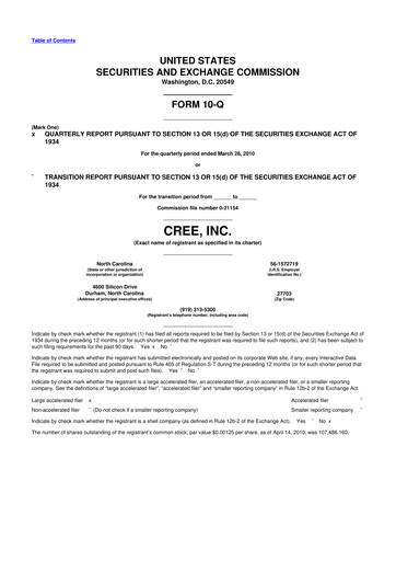 Thumbnail Wolfspeed 10-Q Quarterly Report FY 