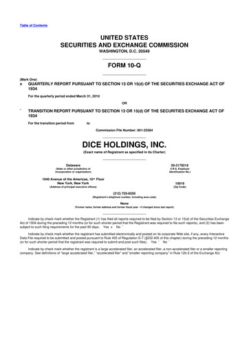 Thumbnail DHI Group 10-Q Quarterly Report FY 