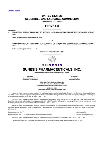 Thumbnail Viracta Therapeutics 10-Q Quarterly Report FY 
