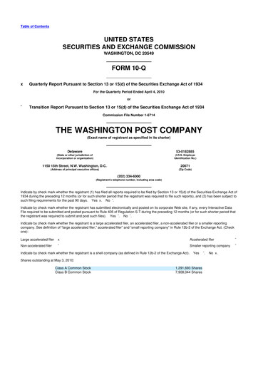 Thumbnail Graham Holdings 10-Q Quarterly Report FY 