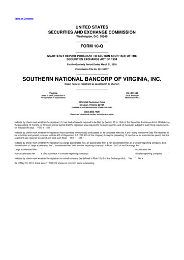 Vorschaubild Primis Financial 10-Q Quartalsbericht  