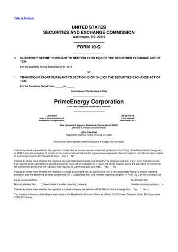 Thumbnail PrimeEnergy Resources 10-Q Quarterly Report FY 