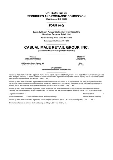 Vorschaubild Destination XL 10-Q Quartalsbericht  