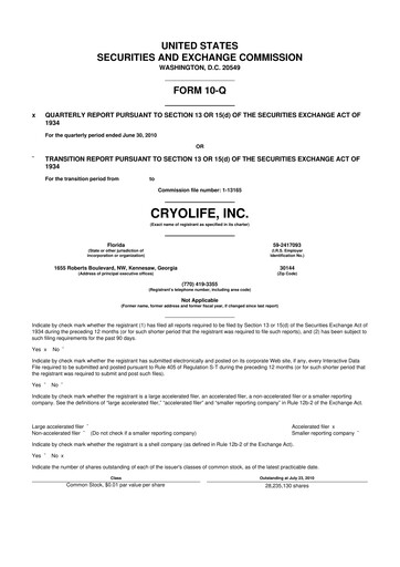 Thumbnail Artivion 10-Q Quarterly Report FY 