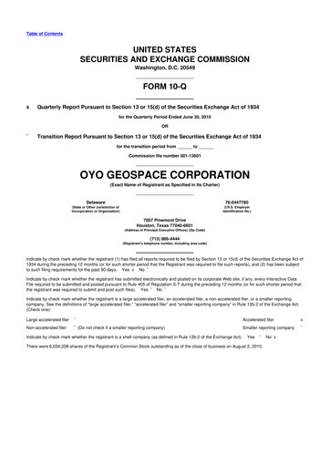 Thumbnail Geospace Technologies
 10-Q Quarterly Report FY 