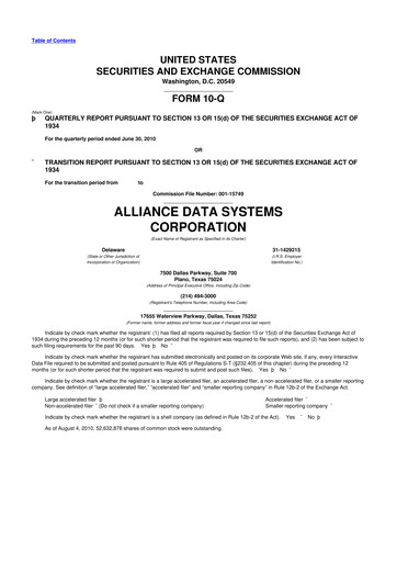 Thumbnail Bread Financial 10-Q Quarterly Report FY 