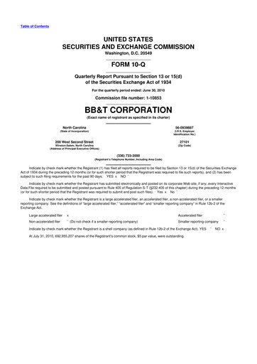 Vorschaubild Truist Financial Corporation 10-Q Quartalsbericht  