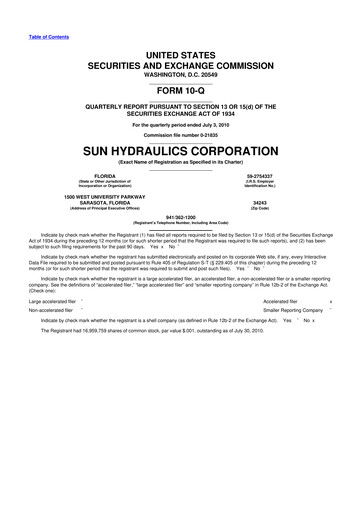 Thumbnail Helios Technologies 10-Q Quarterly Report FY 