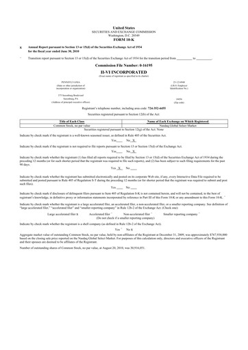 Thumbnail Coherent Corp. 10-K Annual Report 