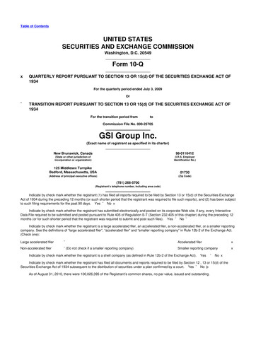 Miniature Novanta 10-Q Rapport trimestriel  
