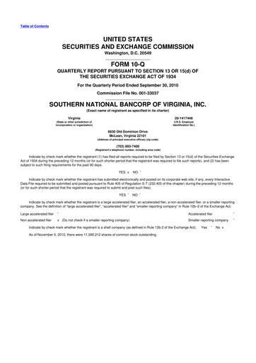 Vorschaubild Primis Financial 10-Q Quartalsbericht  