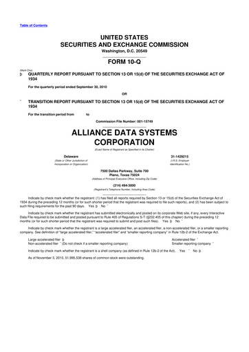Thumbnail Bread Financial 10-Q Quarterly Report FY 
