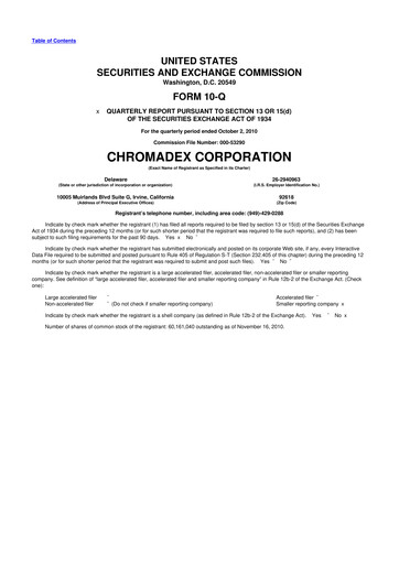 Thumbnail Niagen Bioscience 10-Q Quarterly Report FY 
