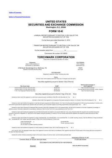 Vorschaubild Globe Life
 10-K Jahresbericht 2010