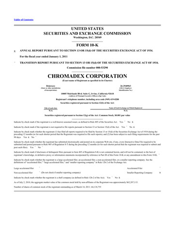 Thumbnail Niagen Bioscience 10-K Annual Report 