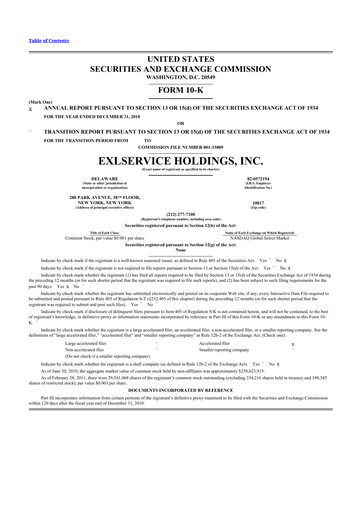 Thumbnail EXL Service
 10-K Annual Report 