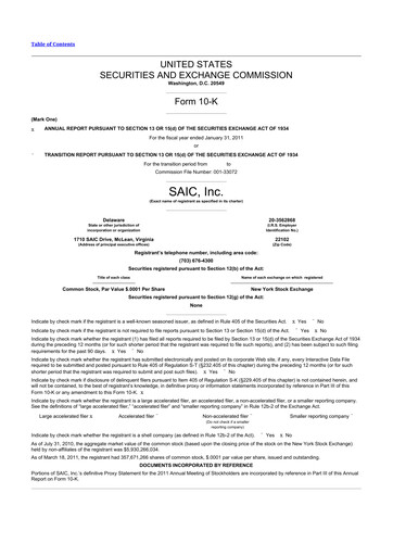 Thumbnail Leidos 10-K Annual Report 2011