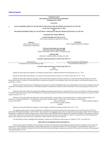 Miniature Viracta Therapeutics 10-K Rapport annuel 