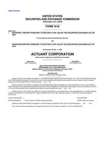 Thumbnail Enerpac Tool Group
 10-Q Quarterly Report FY2011 