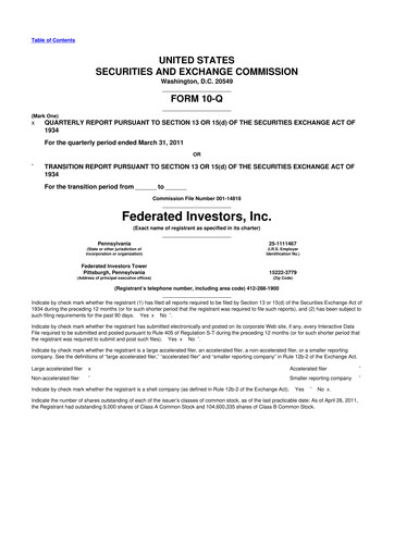 Thumbnail Federated Hermes
 10-Q Quarterly Report FY2011 