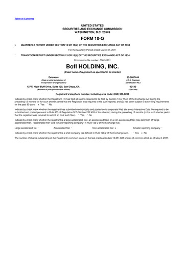 Thumbnail Axos Financial
 10-Q Quarterly Report FY 