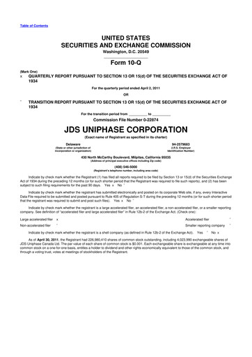 Thumbnail VIAVI Solutions
 10-Q Quarterly Report FY2011 