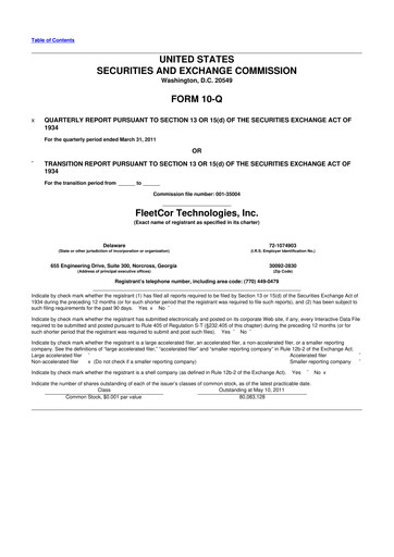 Thumbnail Corpay 10-Q Quarterly Report FY 
