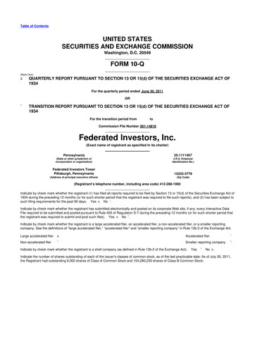 Thumbnail Federated Hermes
 10-Q Quarterly Report FY2011 