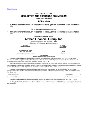 Thumbnail Octave Specialty Group 10-Q Quarterly Report FY 
