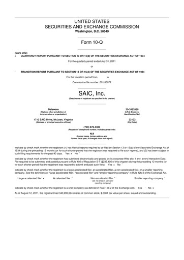 Thumbnail Leidos 10-Q Quarterly Report FY2012 