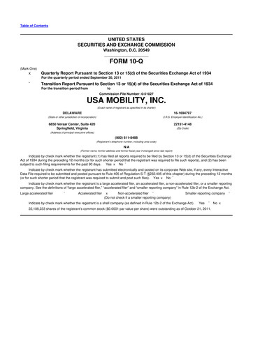 Thumbnail Spok Holdings
 10-Q Quarterly Report FY2011 