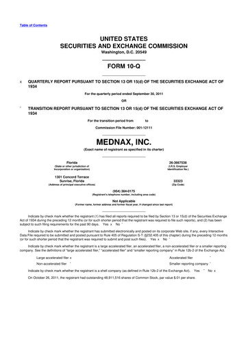 Thumbnail Pediatrix Medical Group 10-Q Quarterly Report FY2011 