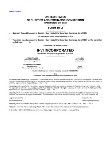 Thumbnail Coherent Corp. 10-Q Quarterly Report FY2012 