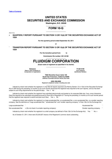 Thumbnail Standard BioTools 10-Q Quarterly Report FY2011 