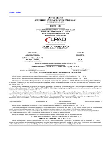 Thumbnail Genasys 10-K Annual Report 2011