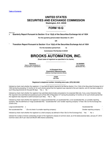 Thumbnail Azenta 10-Q Quarterly Report FY2012 