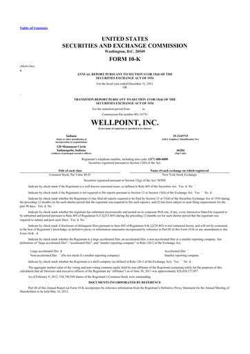 Thumbnail Elevance Health 10-K Annual Report 2011