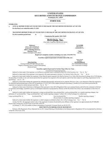 Miniature Innovex International 10-K Rapport annuel 2011