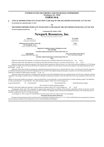 Thumbnail NPK International 10-K Annual Report 2011